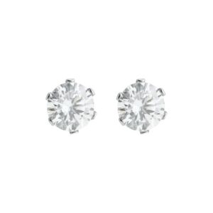 Classic 6-Prong Brilliant Cut Solitaire Studs