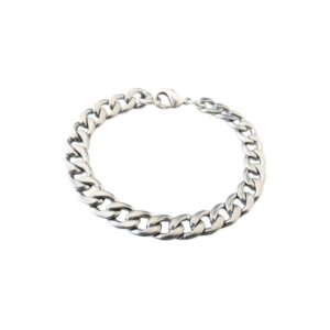 Classic Gents Stainless Steel Curb Chain Bracelet