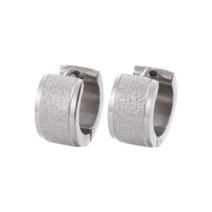 Frosted Stardust Huggie Hoops