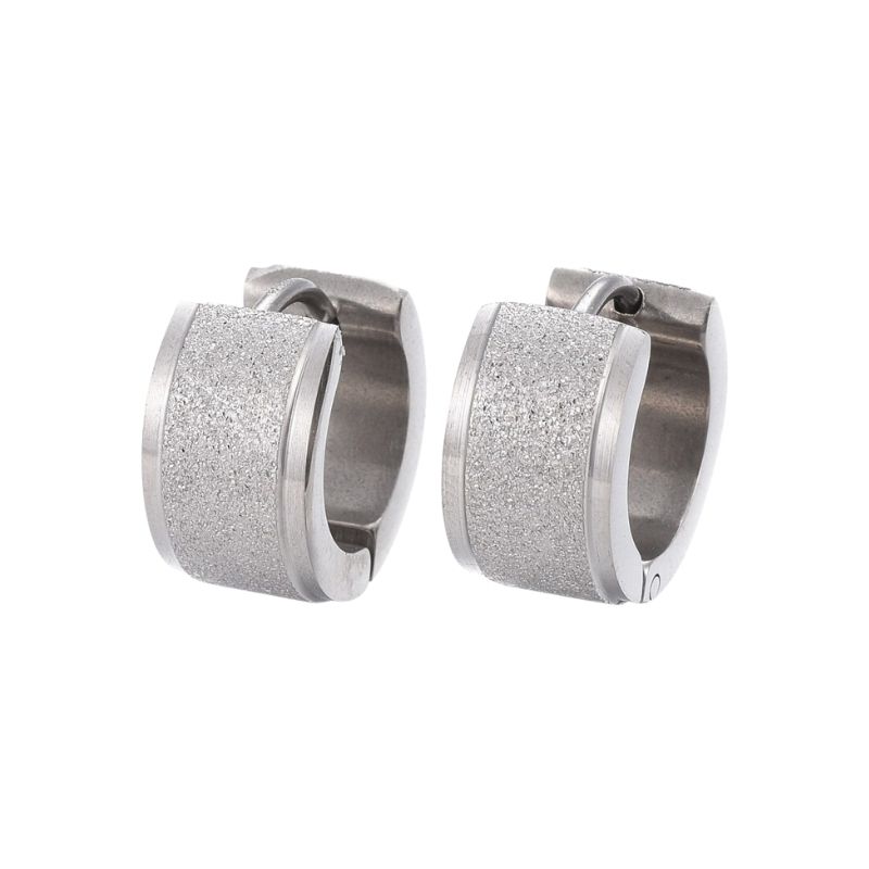 Frosted Stardust Huggie Hoops