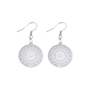 Ethereal Boho Eclipse Drop Earrings