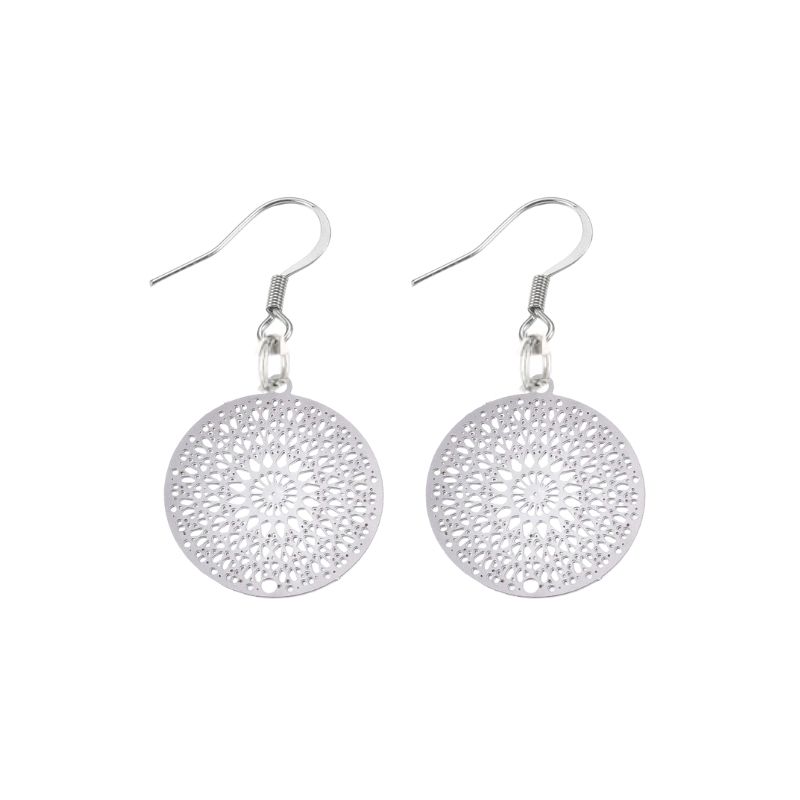 Ethereal Boho Eclipse Drop Earrings