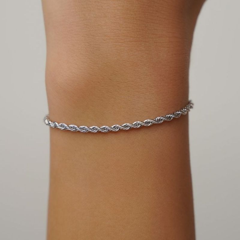 The Essential Stainless Steel Rope Chain Bracelet - Image 2