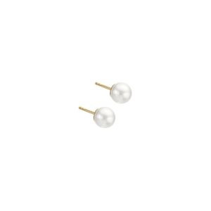 Shell pearl stud earring