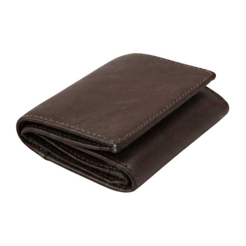 小物 Pokopensacai LEATHER WALLET SMALL Compact Genuine Leather Trifold Wallet