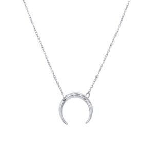 Crescent moon pendant