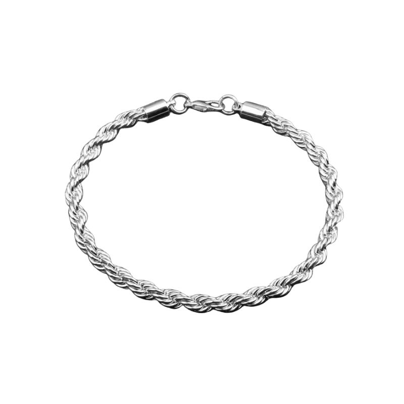 The Essential Stainless Steel Rope Chain Bracelet