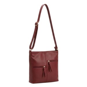 Soft Ox Blood Vegan Leather Shopper